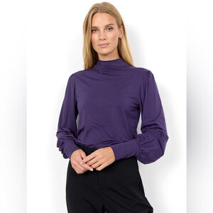 SOYACONCEPT Elegant European brand Purple Women's Top size XXL NWT
